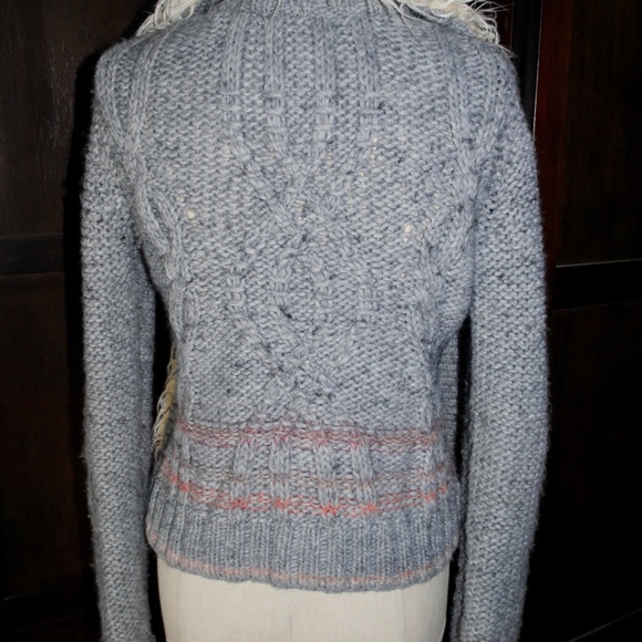 sweater with fur - Picture 3 of 4